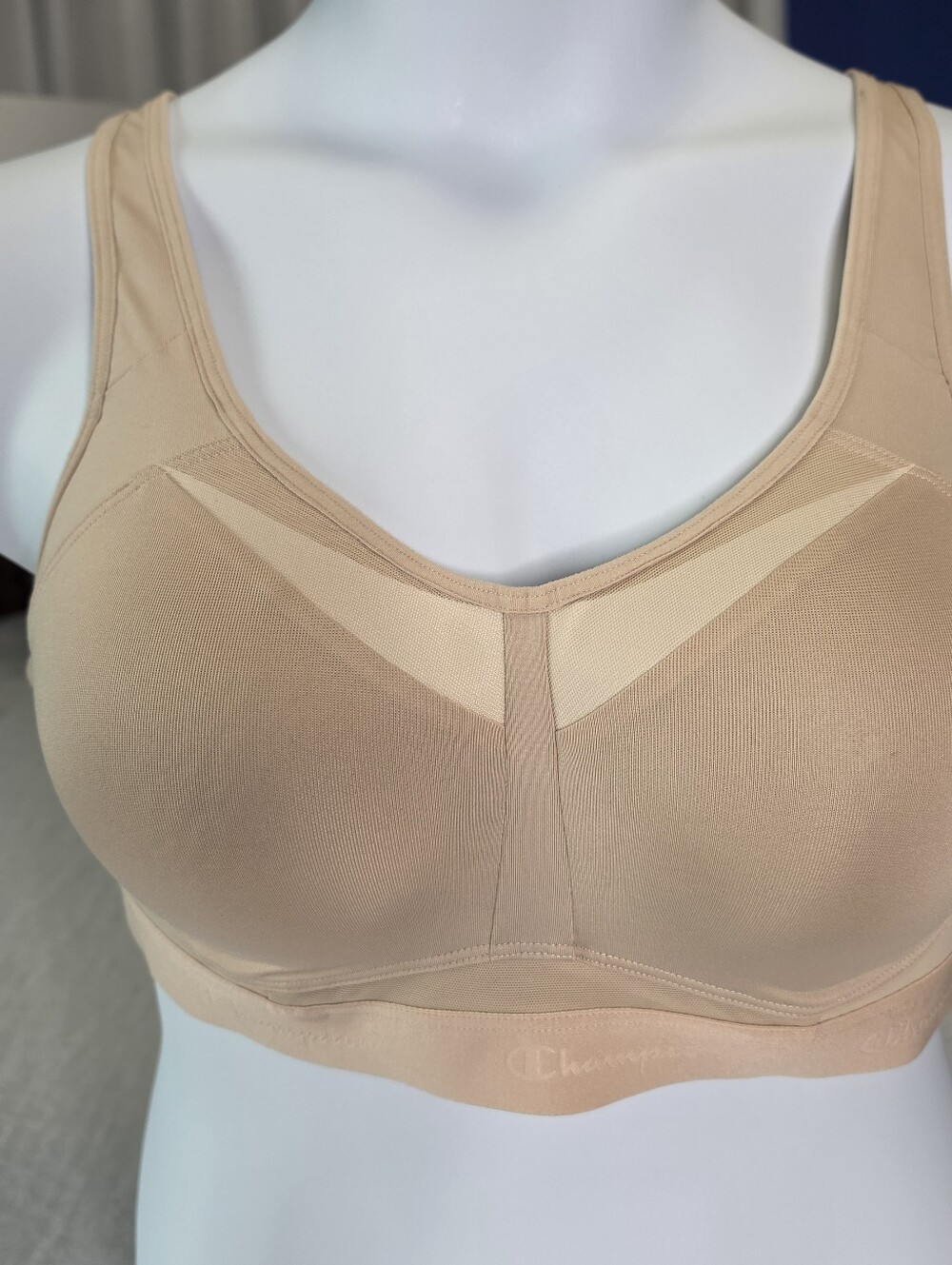 Champion Motion Control Maximum Support Underwire Bra 40C Beige B1526 Molded Cup